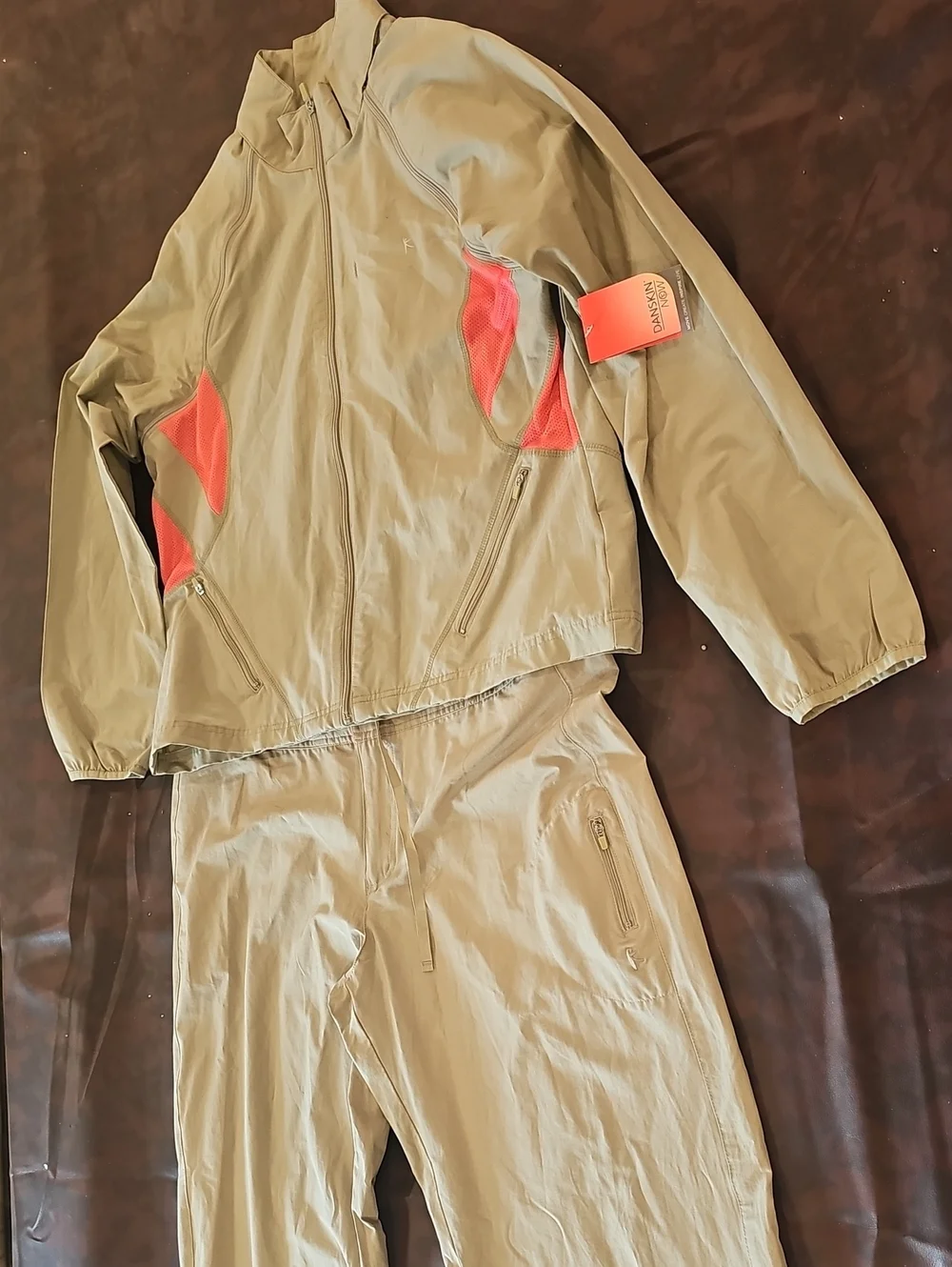 D Tan And Pink Danskin Now Track Suit Size Xxl